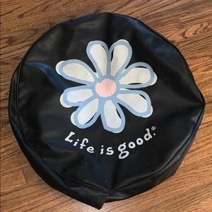 Life is Good Tire Cover